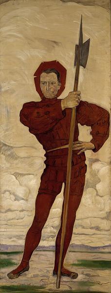 Ferdinand Hodler The Halberdier oil painting picture